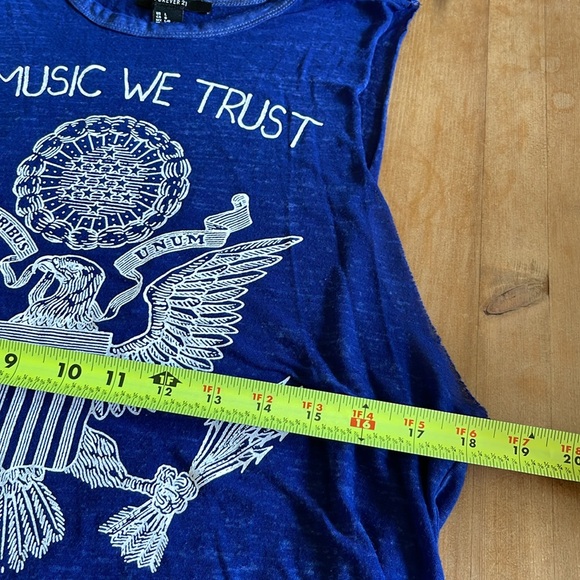 Forever 21 Burnout Tank LARGE - Picture 5 of 8